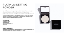 Afbeelding in Gallery-weergave laden, InClinic Platinum Setting Powder / Fixeerpoeder / Anti-Shine
