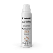 Afbeelding in Gallery-weergave laden, Toskani Sun Shiel-D Body &amp; Facial Spray
