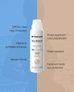 Toskani Sun Shiel-D Body & Facial Spray